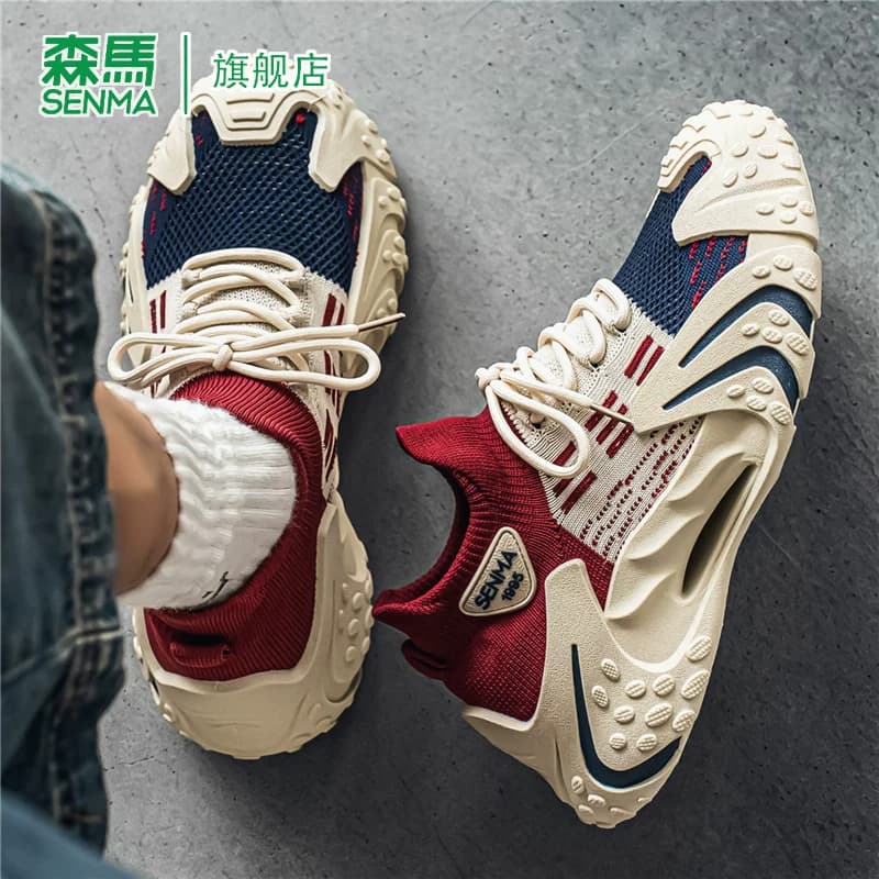 森马老爹鞋男款2026秋季新款透气网面防滑青少年时尚休闲运动潮鞋 - 缩略图5