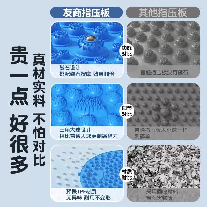 足底按摩脚垫脚踩款指压板成人脚底通原地超慢跑软硅胶刀趾压板 - 缩略图4