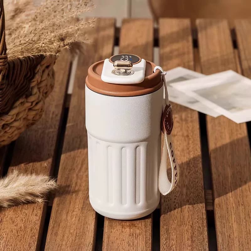 新款可爱卡通动物浮球杯316不锈钢保温杯学生儿童便携提绳吸管 - 缩略图2