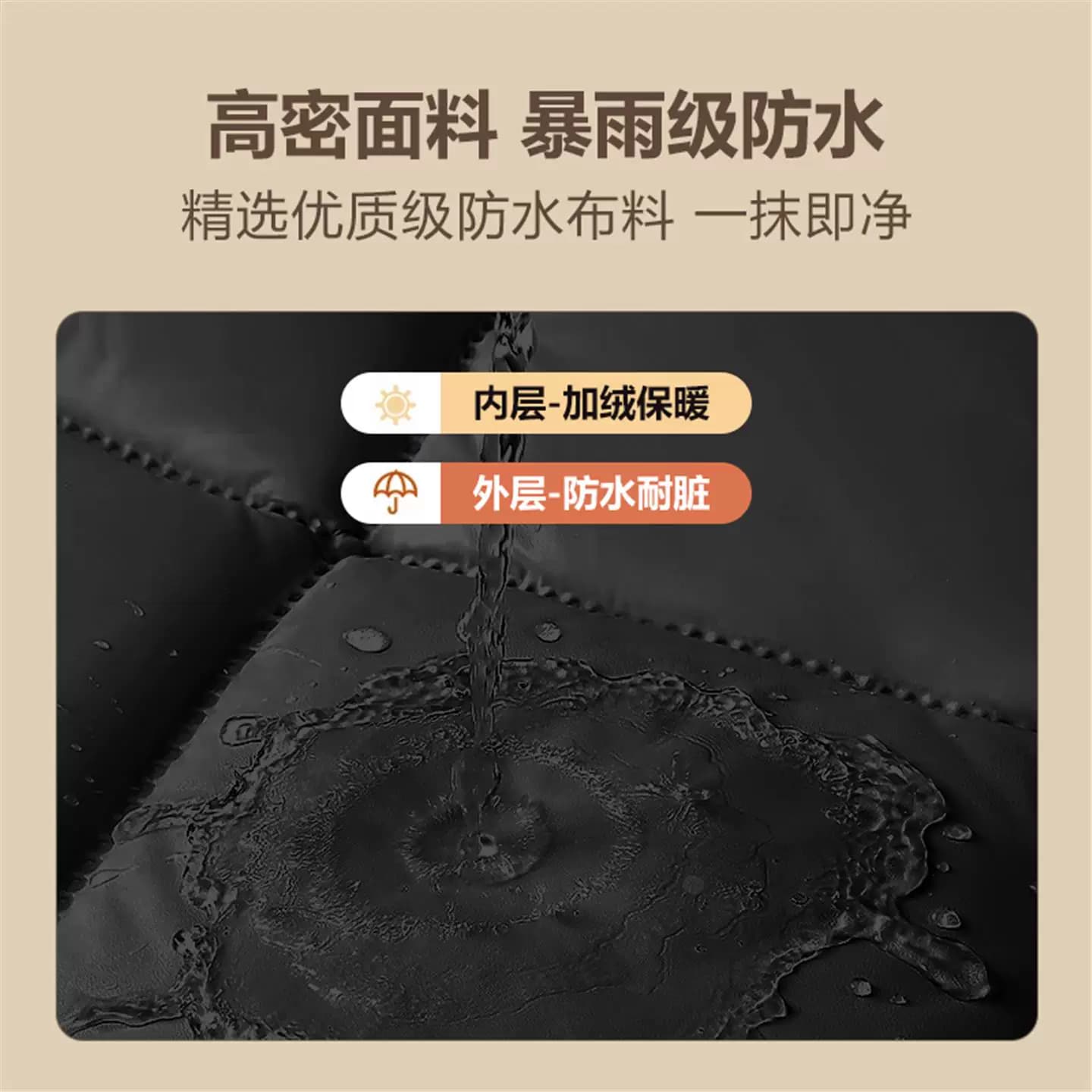 电动车挡风被冬季加绒加厚电瓶摩托车防水防风罩春秋四季通用新款 - 缩略图4