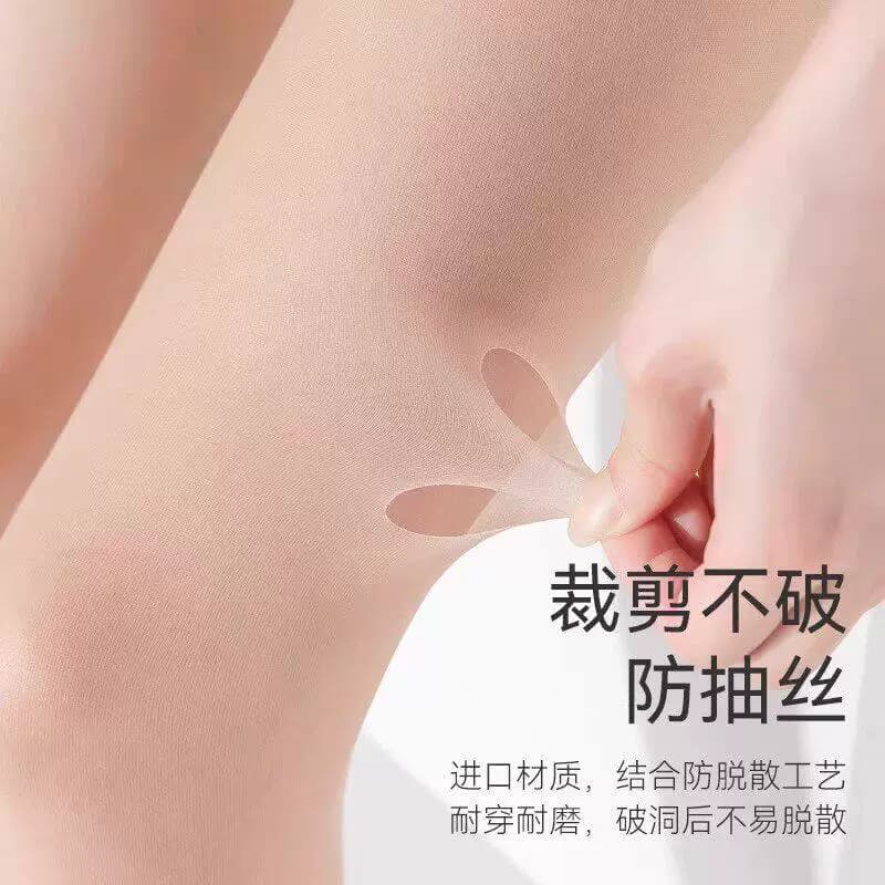 丝袜女薄款防勾丝耐穿黑丝袜夏季0d美肤袜光腿神器不掉档女菠萝袜 - 缩略图3