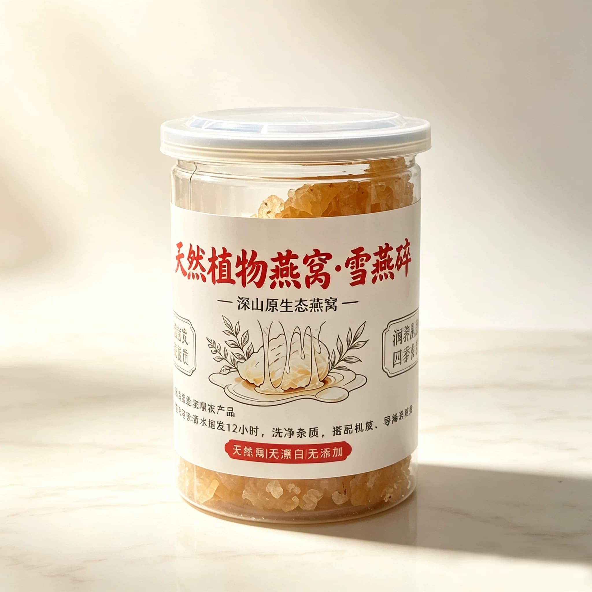 天然植物燕窝雪燕碎罐装深山原生态无添加日常滋补营养纯天然 - 缩略图5