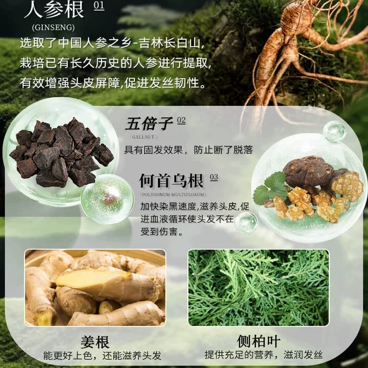 染发剂官方旗舰店正品品牌植物天然无刺激不沾头皮遮白发女染发膏 - 缩略图4