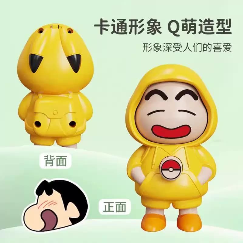 创意蜡笔小新按压变脸解压可爱表情变脸玩具公仔钥匙扣玩偶解压 - 缩略图3