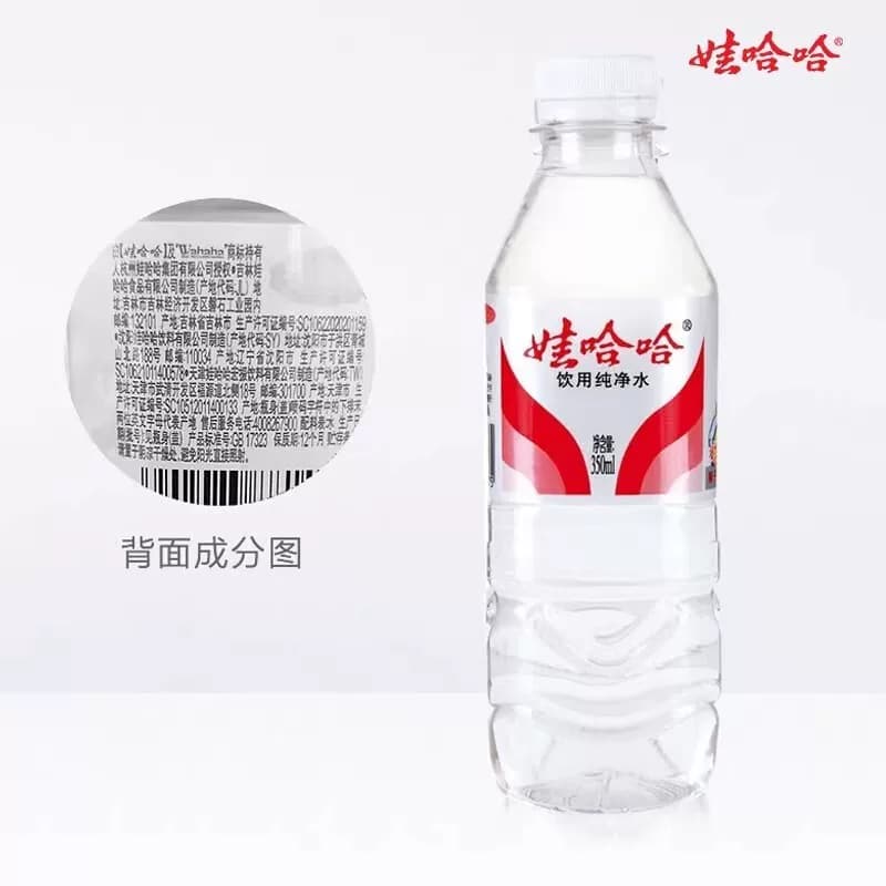 娃哈哈饮用纯净水596ml*24瓶 家中聚餐露营常备水塑膜纸箱随机发 - 缩略图5