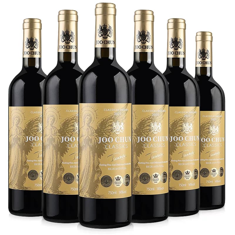 珠淳珍藏红酒旗舰店干红葡萄酒14度送礼袋整箱6瓶装节日送礼！1 - 缩略图5
