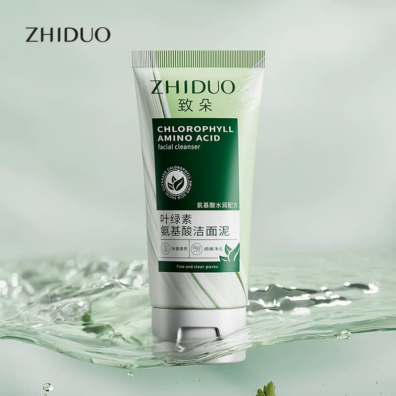 叶绿素氨基酸洁面泥深层清洁改善肌肤干燥保湿水润清爽不紧绷正品 - 缩略图4