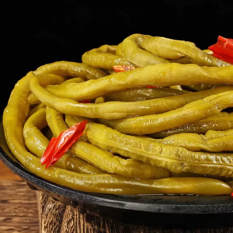 正宗传统腌制酸豆角泡豇豆袋装新鲜酸菜腌菜咸菜泡菜酸缸豆速食2 - 缩略图3