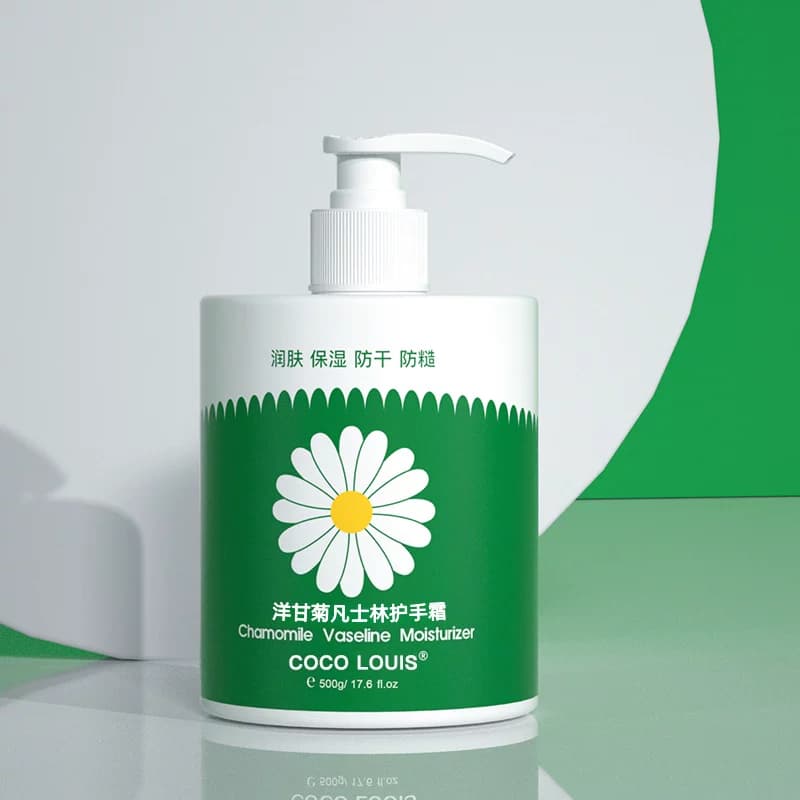 500g洋甘菊护手霜补水保湿滋润嫩白防干女清爽不油腻大容量按压 - 缩略图3