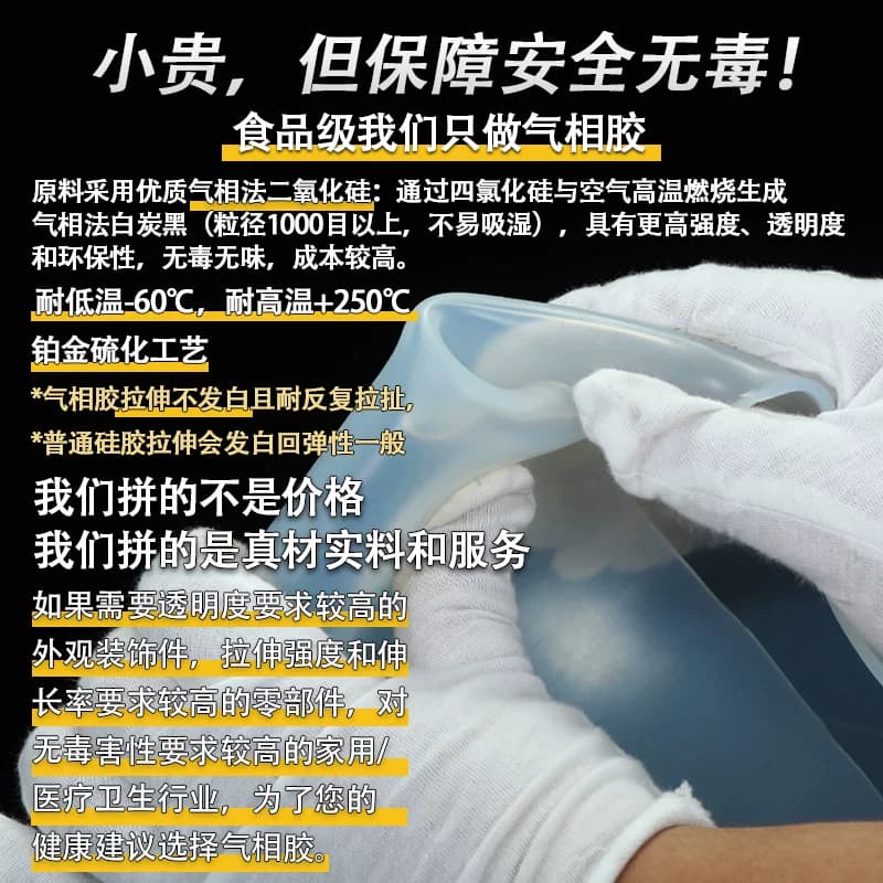 气相食品级硅胶板硅胶垫片耐高温加厚减震防滑垫可裁剪软密封垫子 - 缩略图2
