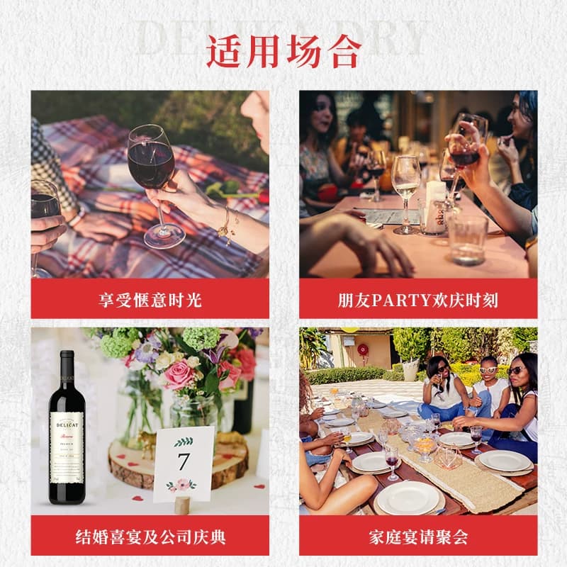 【自营】智利进口黛莉卡13度红酒赤霞珠干红葡萄酒正品 - 缩略图5