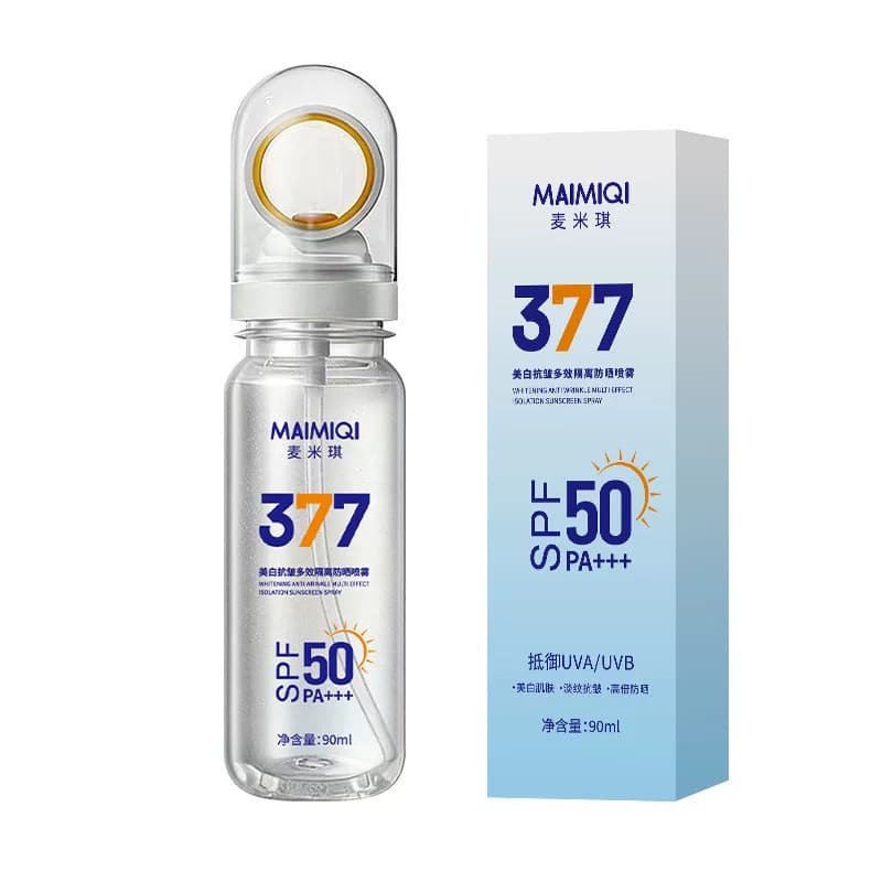 高倍防晒喷雾377美白防晒喷雾SPF50高倍防紫外线清爽防晒防水男女 - 缩略图4