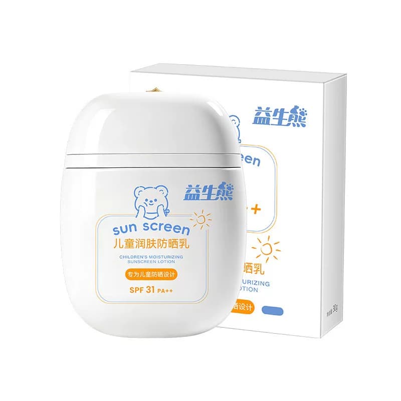 益生熊儿童润肤防晒乳SPF31++高倍防晒清爽不闷肤保湿儿童防晒霜 - 缩略图4