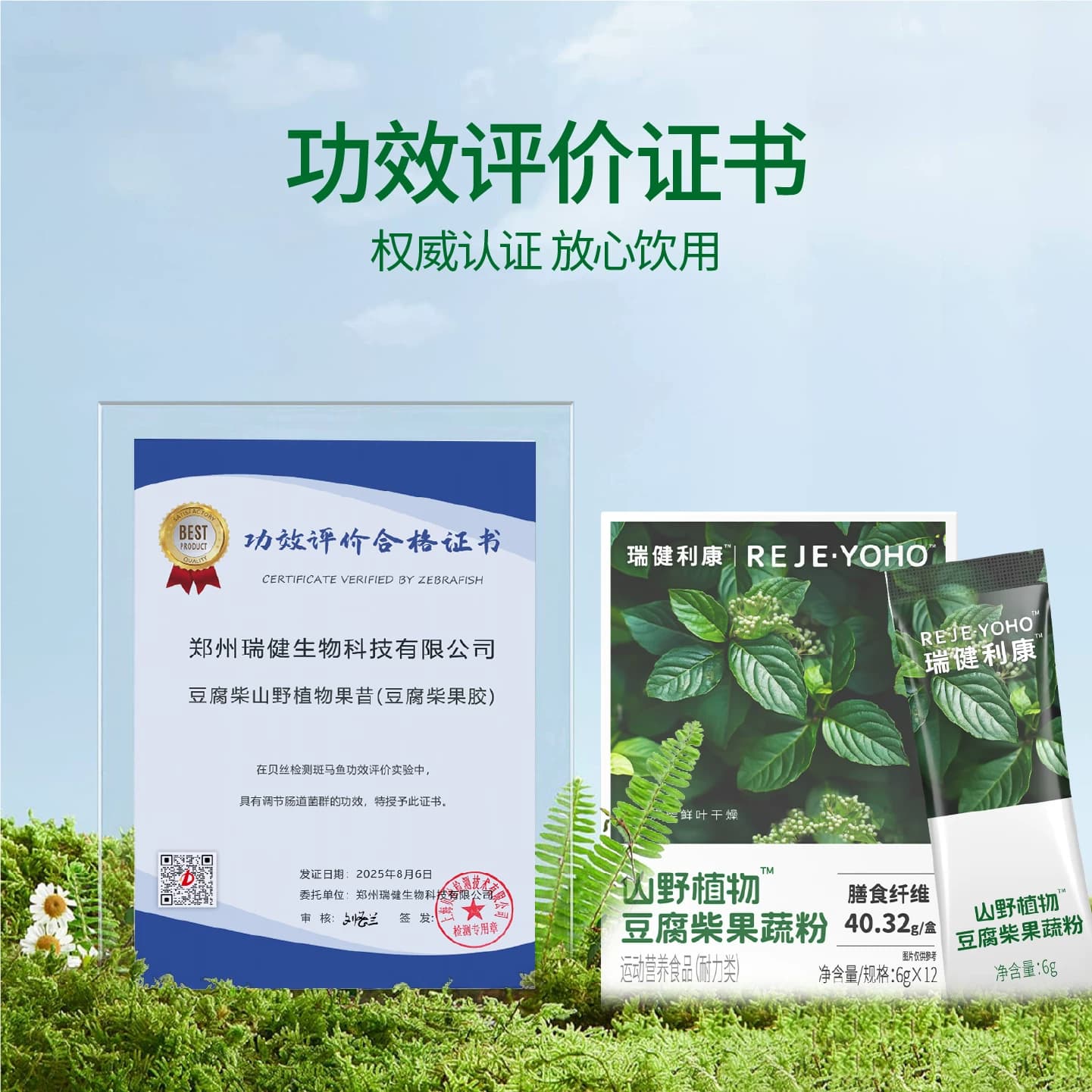 豆腐柴山野植物营养蔬果粉高膳食纤维轻体代餐饱腹冲泡即饮好吸收 - 缩略图4