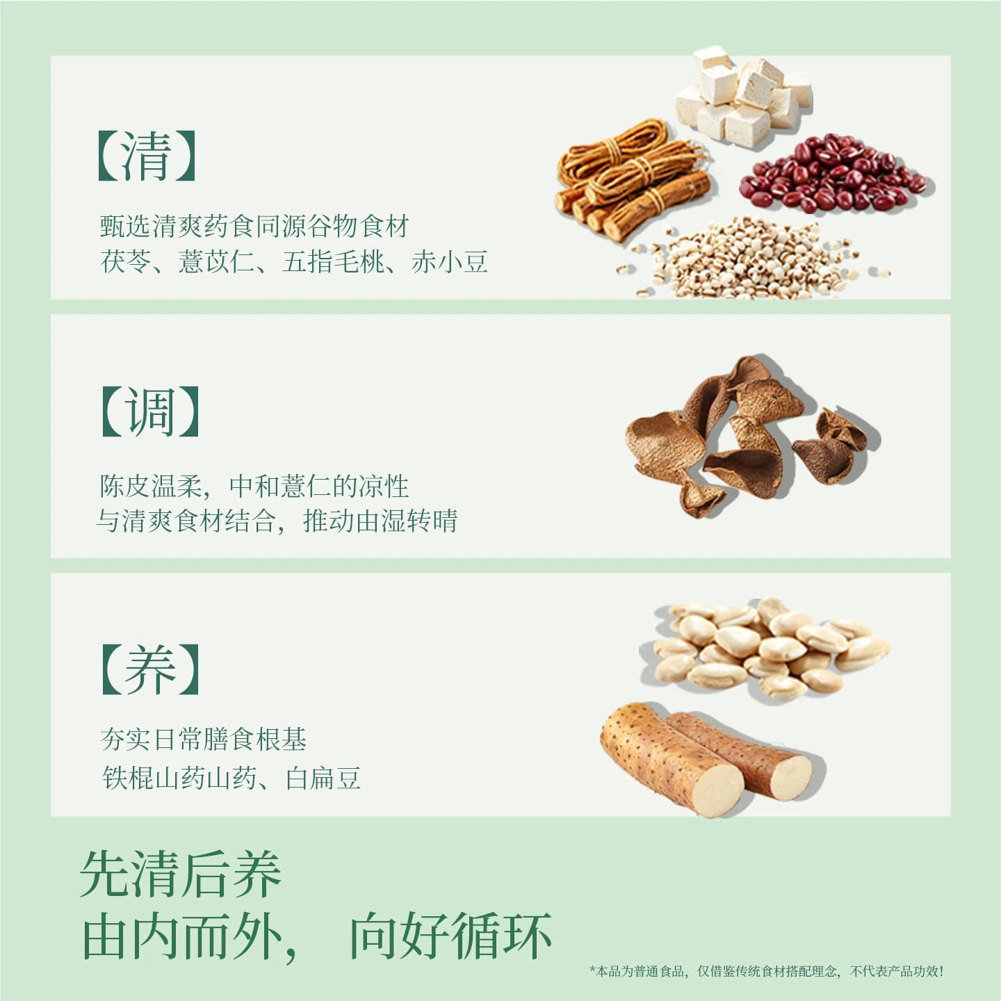 谷味乐五指毛桃茯苓粉铁棍山药薏仁粉营养早餐食品陈皮茉莉花冲饮 - 缩略图2