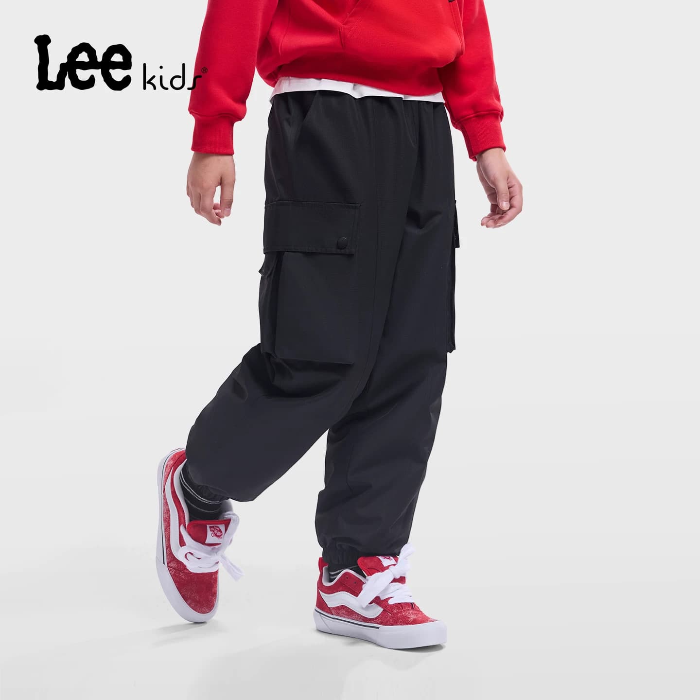 Lee kids儿童冬季羽绒裤男女中大童潮流百搭保暖户外运动工装裤子 - 缩略图5