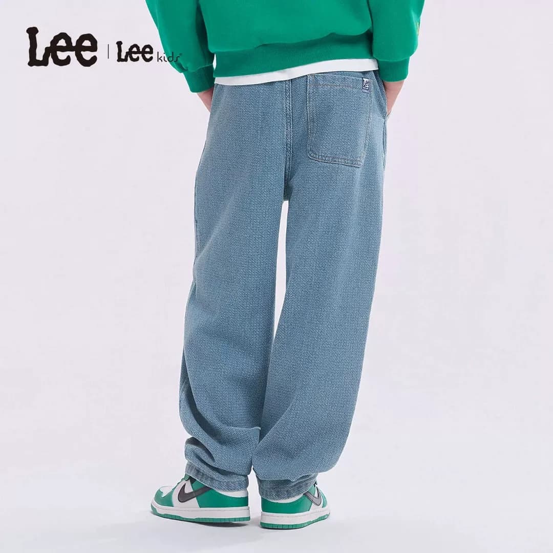 Lee kids儿童牛仔裤官方正品男女春秋长裤宽松百搭休闲裤子软牛仔 - 缩略图3