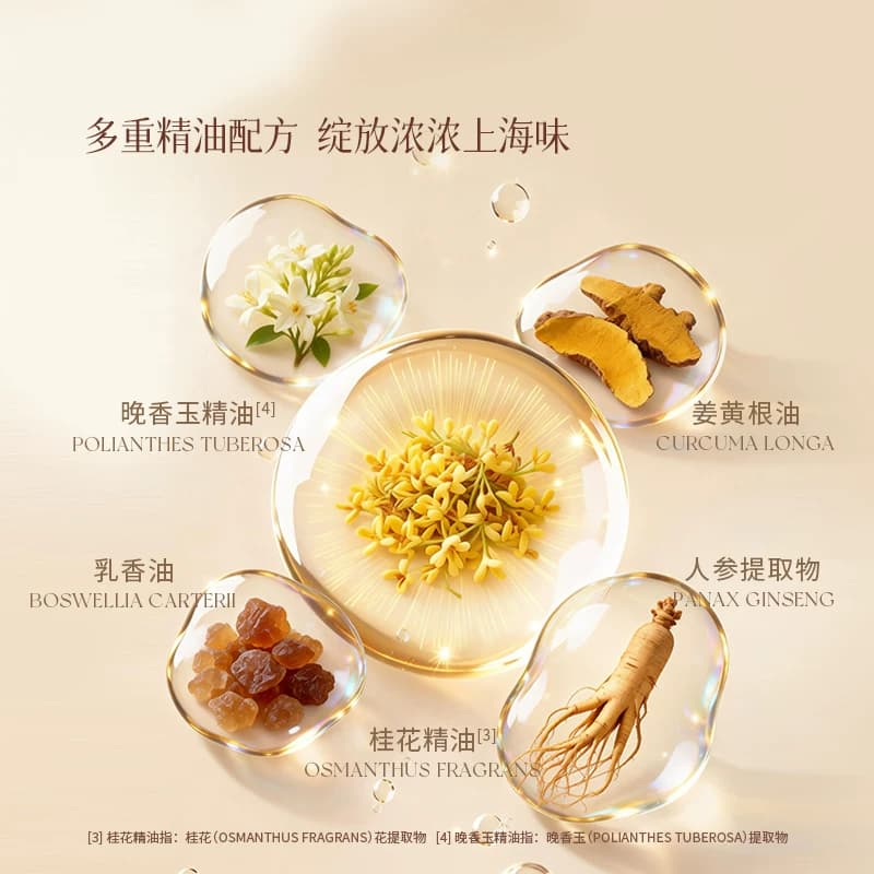 夜雨叶晚玉落桂油霜抗皱保湿紧致淡纹 - 缩略图4