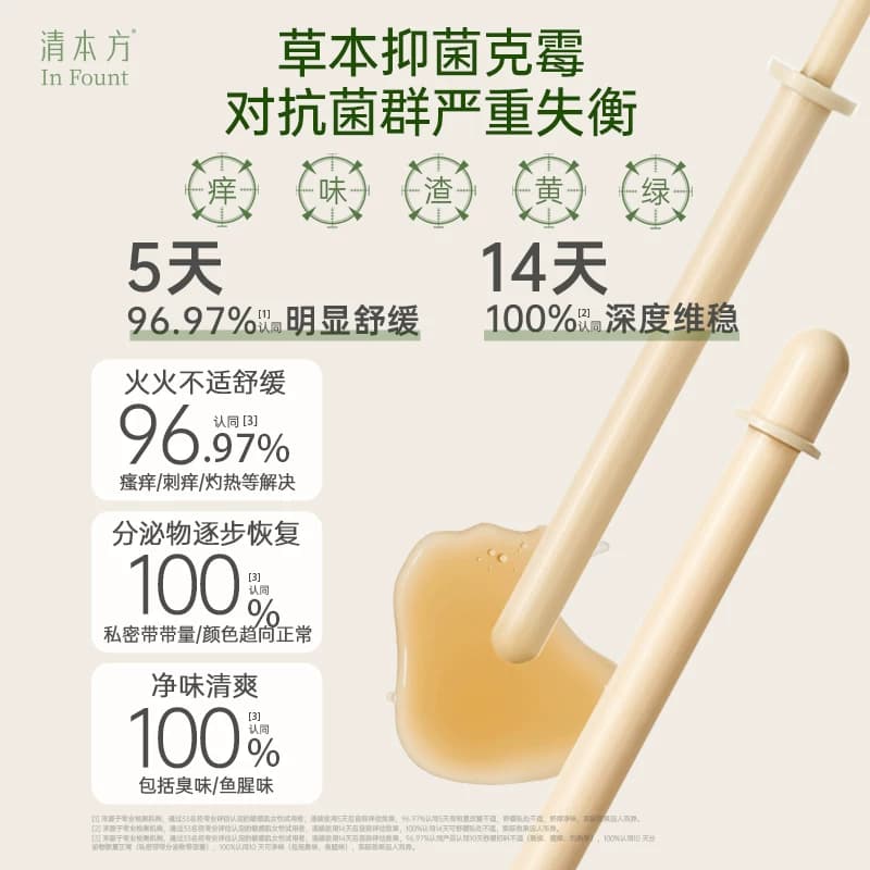 私处抑菌液清本方私处护理液私处克莓抑菌健康草本原液净味舒痒女 - 缩略图2