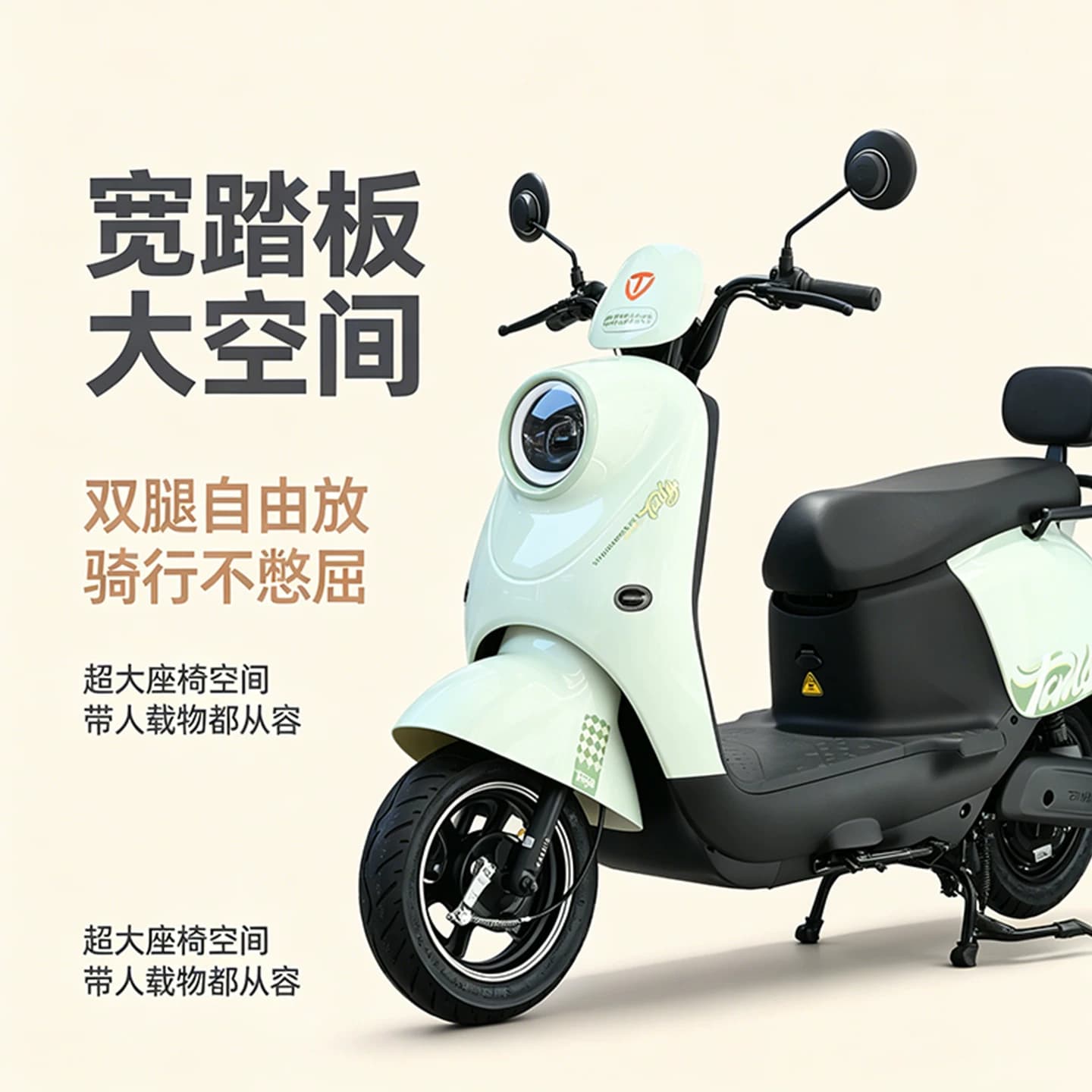 【王一博代言】台铃电动车台铃青果电动车铅酸电池60V22长续航车 - 缩略图3