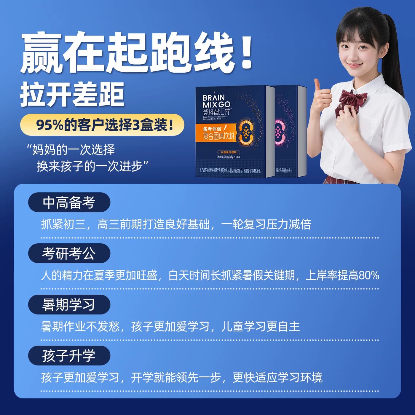 登科智汇拧磷脂酰丝氨酸DHA藻油粉学习备考常备饮品助力良好状态 - 缩略图2