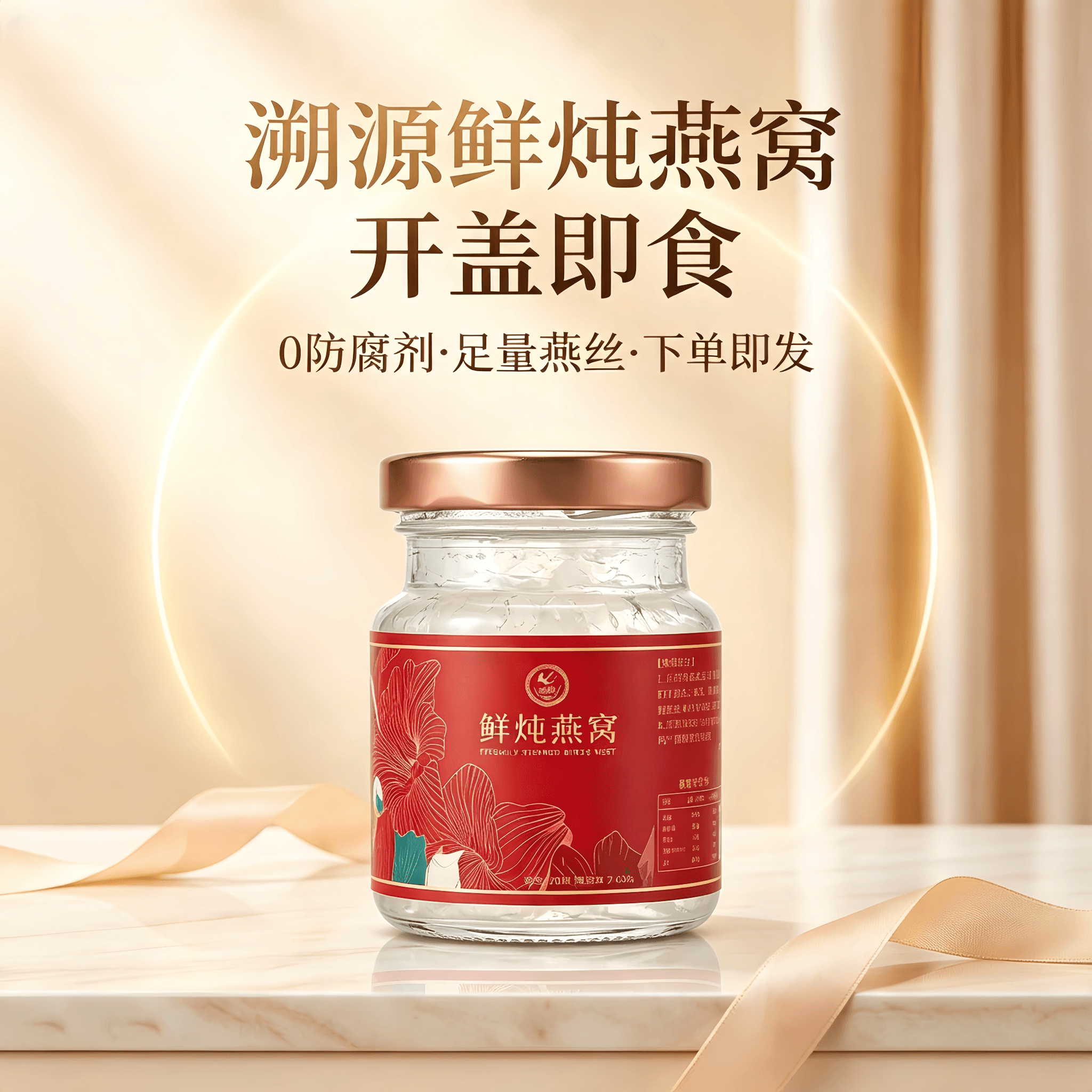氧燕鲜炖燕窝礼盒装马来西亚进口原料1.5克干燕窝配料干净TB - 缩略图3