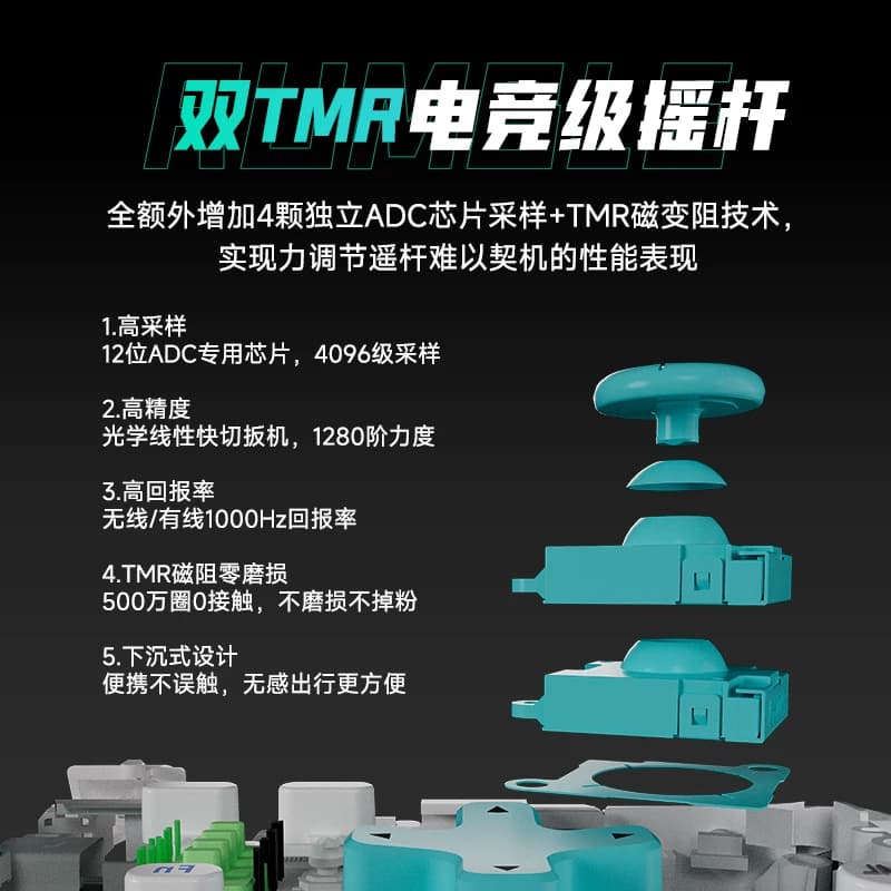 voidjoy沃界灵雀S1 Pro卡片迷你游戏手柄便携式Switch2/1电脑安卓苹果手机平板手游外设PC无线蓝牙xbox小手柄 - 缩略图3