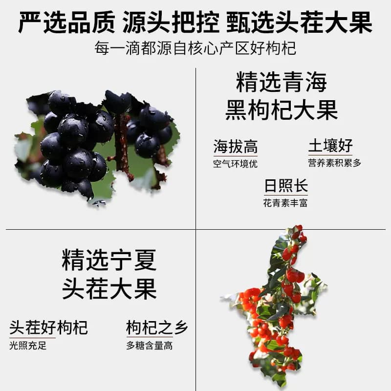 百年再春堂枸杞原浆红黑枸杞礼盒养生饮品宁夏红枸杞汁液饮料原浆 - 缩略图4