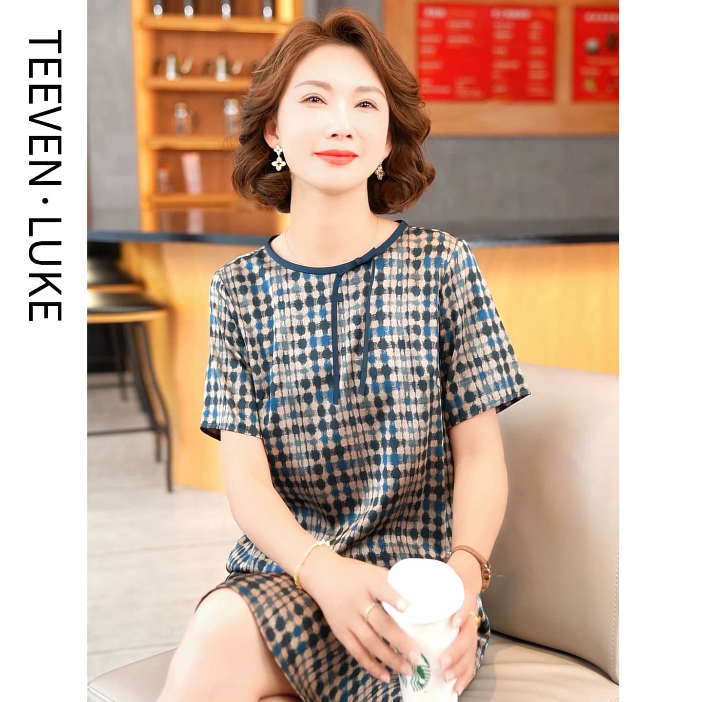 杭州丝绸真丝连衣裙女2026年夏季新款中年妈妈桑蚕丝显瘦高端大牌 - 缩略图3