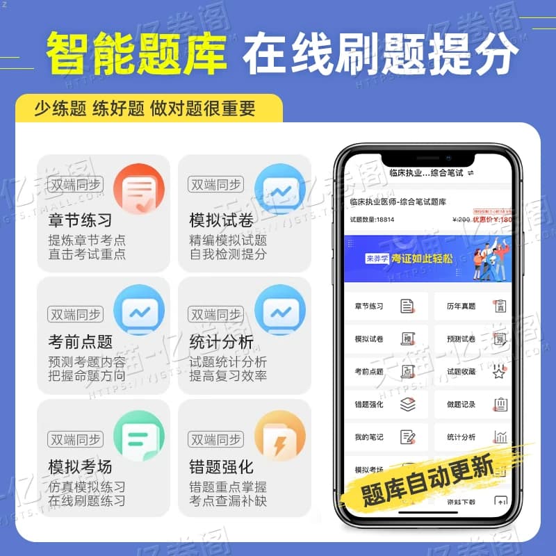 人卫版2026年临床执业医师资格考试模拟试卷冲刺模考试题金典习题考前押题密卷资料2025执医昭昭医考助理主治练习题职业证历年真题 - 缩略图4