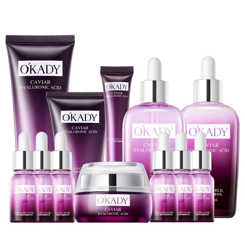 OKADY 紫苏玻尿酸莹润套盒保湿补水面部护理化妆品正品店正品男女 - 缩略图5
