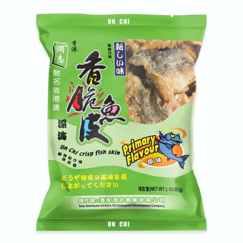 润志香脆鱼皮50g*3炸鱼片干即食鱼零食海鲜小吃香辣味香港特产 - 缩略图5