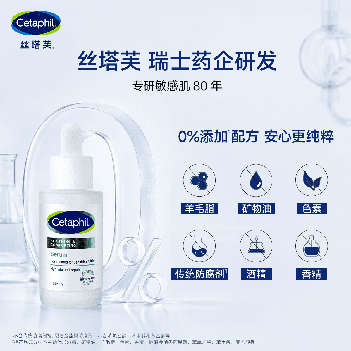 丝塔芙cetaphil自修精华液舒缓修护皮肤屏障补水保湿敏感肌退红敏 - 缩略图5