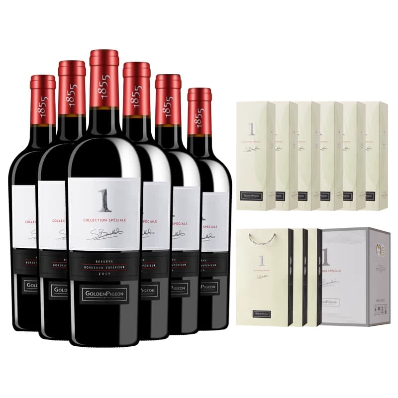 金鸽庄主1号超级波尔多14度干红葡萄酒红酒整箱750ml*6瓶 - 缩略图4