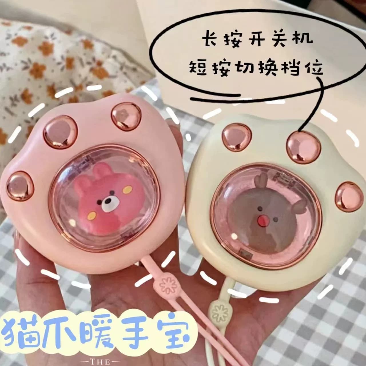 跨境新款猫爪暖手宝usb充电便携迷你萌宠冬季卡通暖宝宝学生批发 - 缩略图2