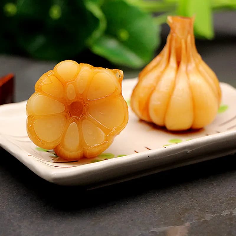 【安徽特产】农家手工腌制糖醋泡大蒜头咸蒜酱蒜下饭酱菜甜蒜糖蒜 - 缩略图4