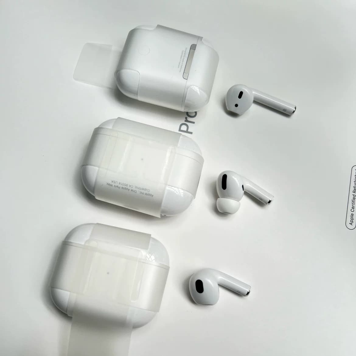 Apple/苹果 AirPods2 pro3/2蓝牙3/4代耳机补配降噪单只充电盒R/L - 缩略图4