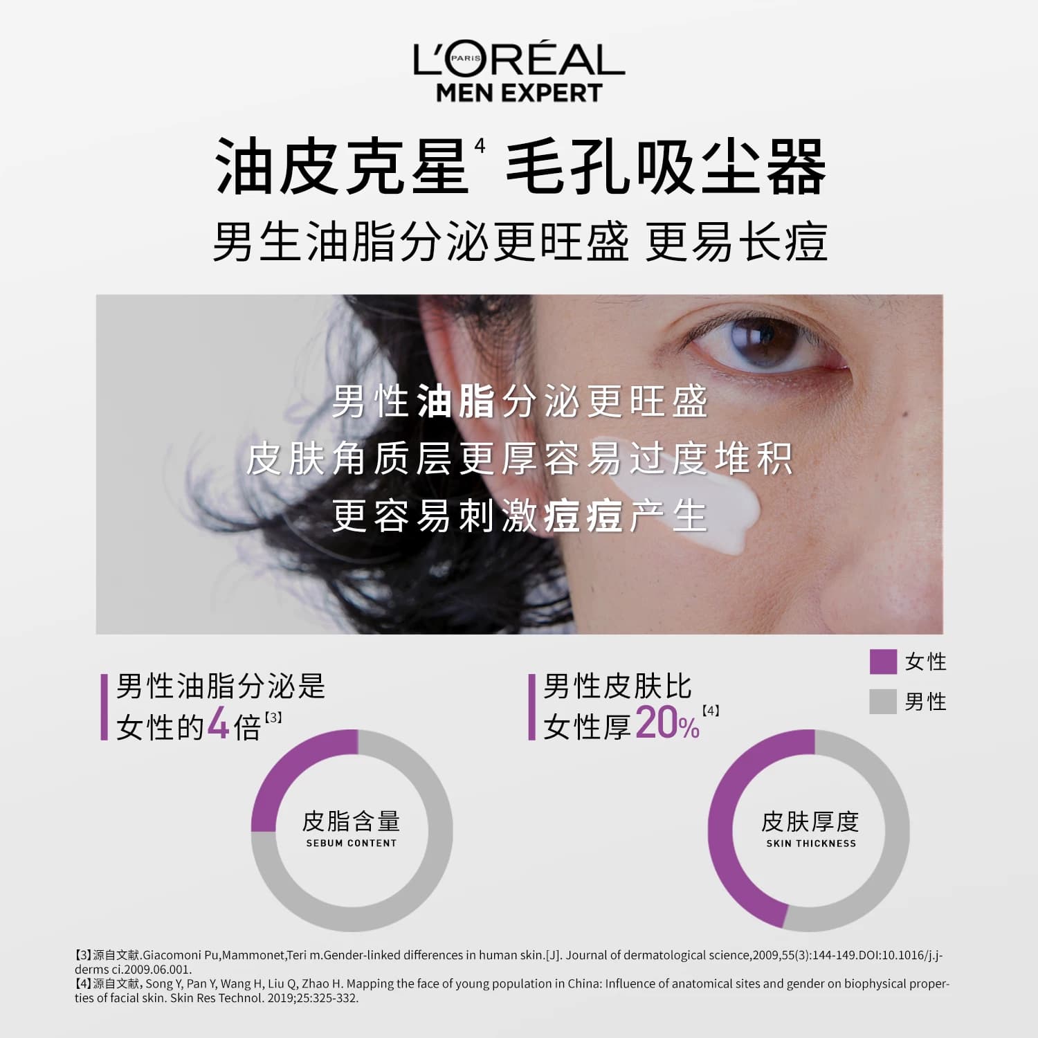 【618立即抢购】欧莱雅男士洗面奶去黑头专用清洁控油清爽洁面乳 - 缩略图3