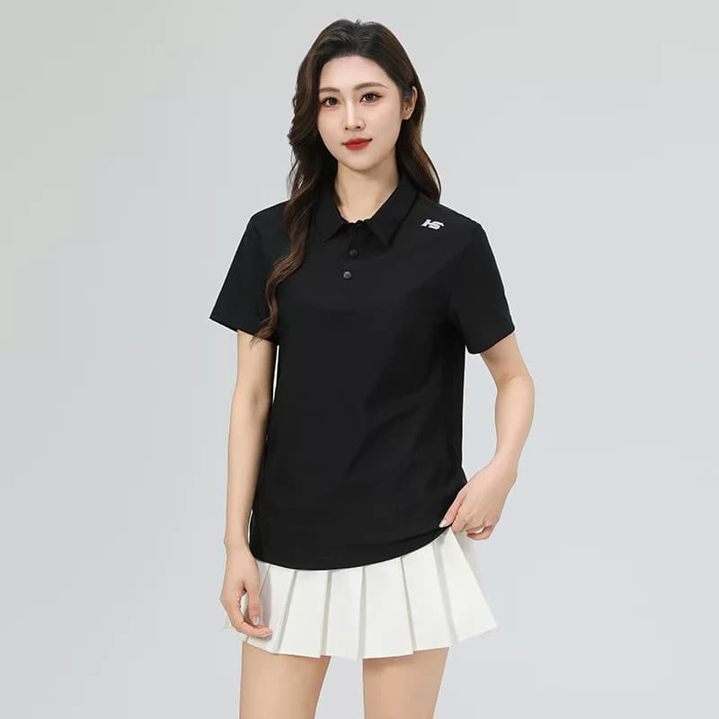 2026新款冰感POLO衫女夏季户外防晒T恤翻领短袖男女同款冰丝透气 - 缩略图2