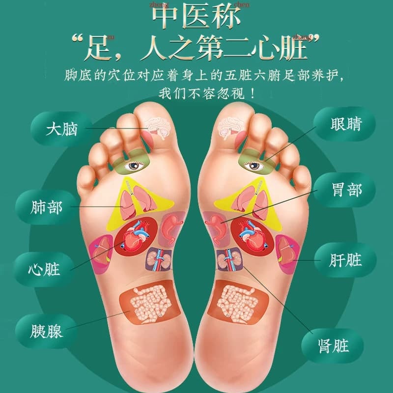 老北京艾草足贴元气茯苓八珍足贴去湿气排毒排体内湿寒祛湿寒除湿 - 缩略图3
