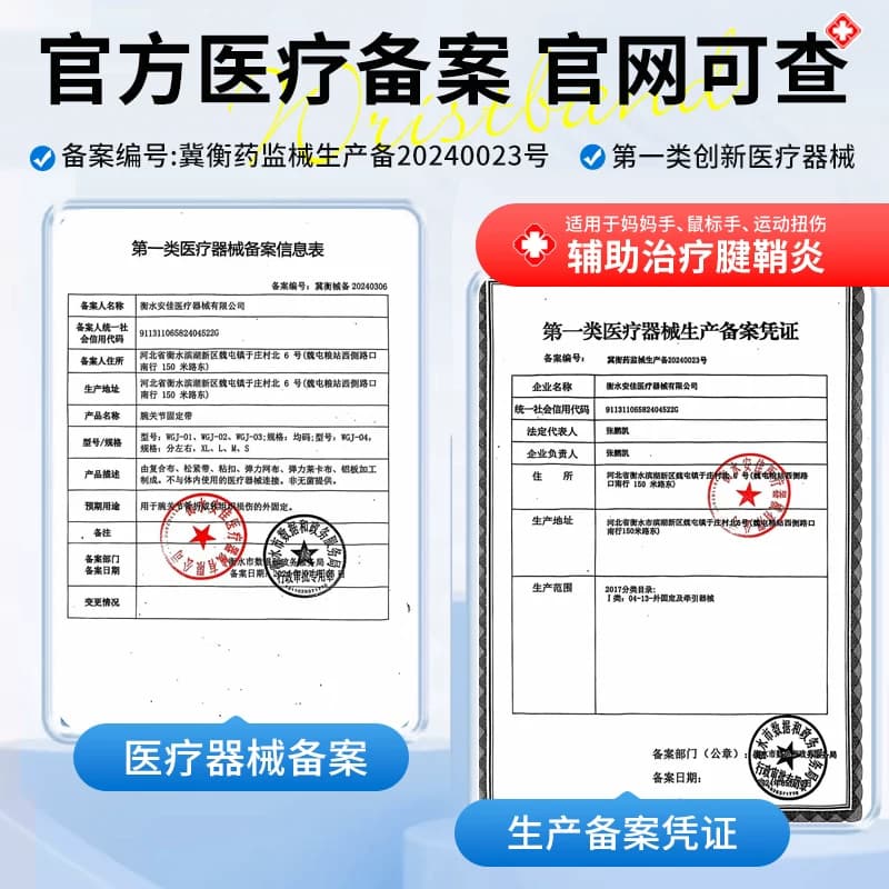 护腕手腕腱鞘炎男女款健身运动扭伤大拇指损鼠标医用护套护具固定 - 缩略图2