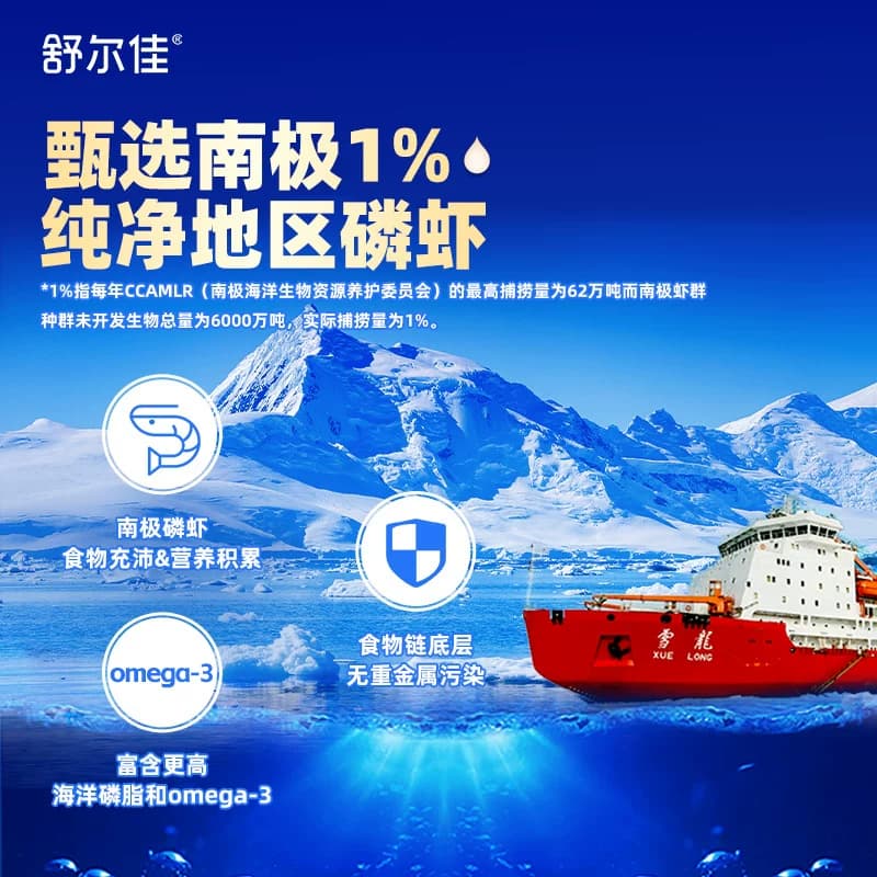 舒尔佳磷虾油软胶囊中老年成人高血脂降血脂增强免疫力护心脑健康 - 缩略图2