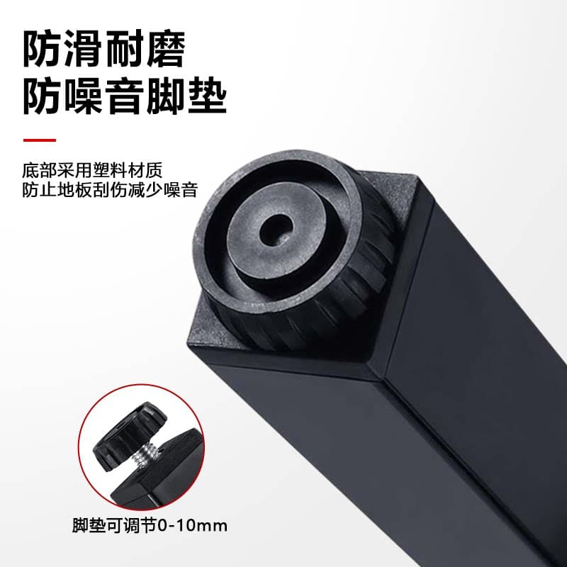 可折叠可调节桌腿支撑脚桌子腿支架增高茶几腿金属支撑腿收纳桌脚 - 缩略图4