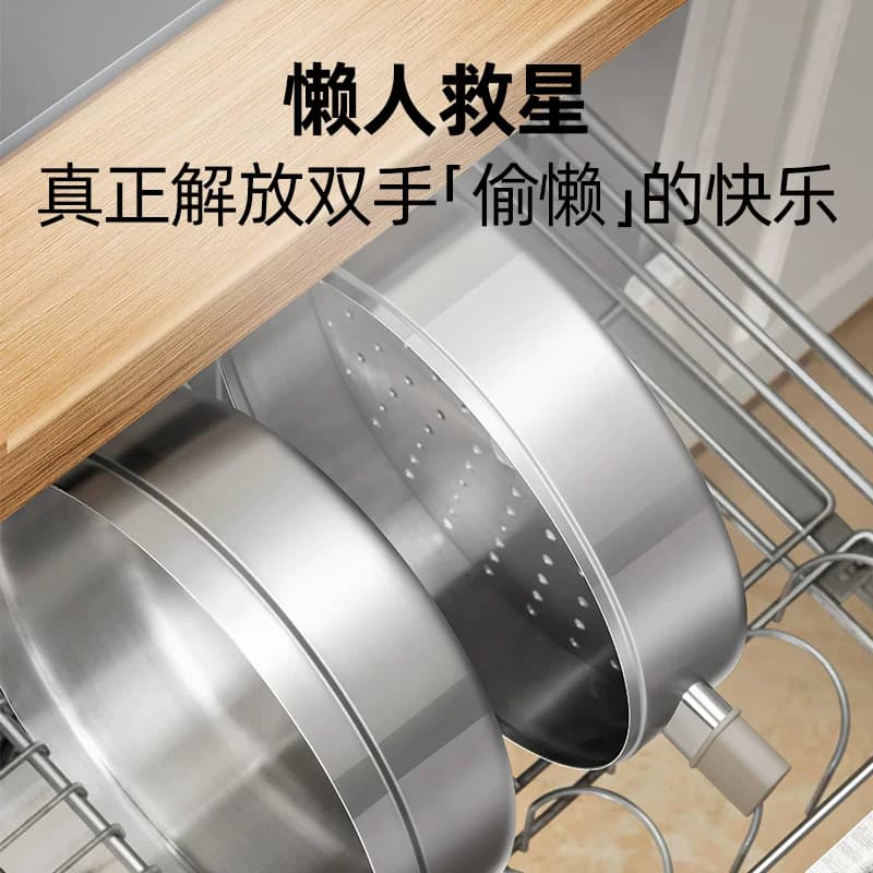 【直播间推荐】悦味蒸煮锅家用304不锈钢双层加厚蒸鱼电磁炉燃气 - 缩略图5