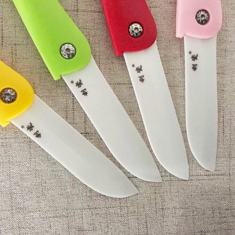 利瓷陶瓷折叠刀水果刀瓜果刀果皮刀削皮刀创意小刀便携式陶瓷折刀 - 缩略图4
