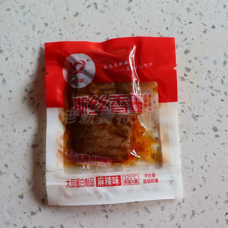 新疆哈巴河新远诚手撕大豆拉丝蛋白豆干五香香辣烧烤麻辣味散称 - 缩略图5