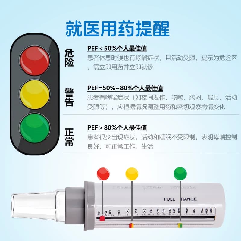 科卡峰速仪呼气峰流速仪肺活量哮喘嘴吹呼气肺功能监测成人儿童 - 缩略图4