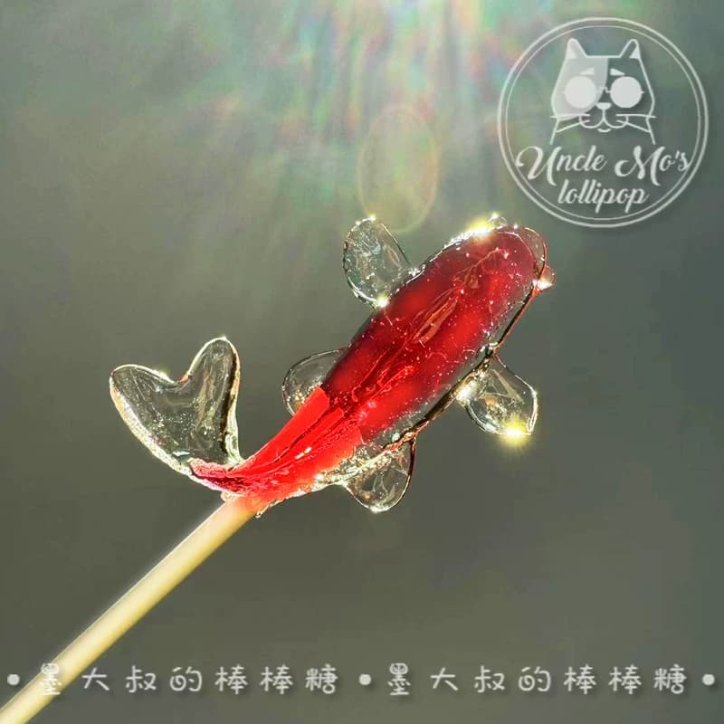 好运锦鲤高考中考必胜创意网红彩虹棒棒糖儿童糖果送礼物墨大叔 - 缩略图3