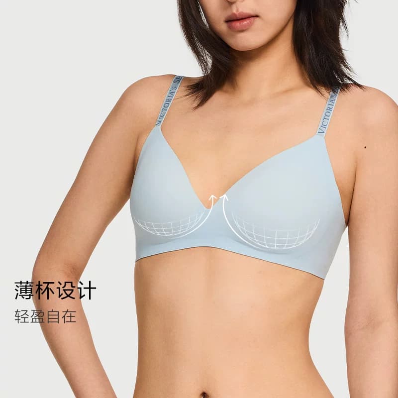 维密 单依纯同款果冻条反重力Plus+小升杯内衣小胸显大聚拢文胸女 - 缩略图4