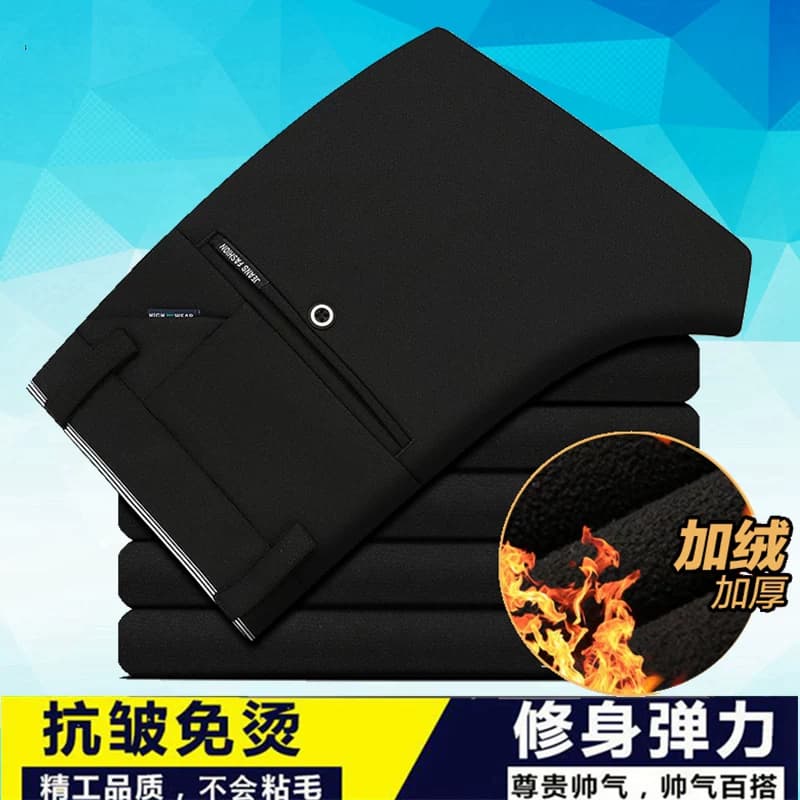 春夏款男士休闲裤免烫薄款西装裤弹力商务男裤春秋修身长裤子男潮 - 缩略图4